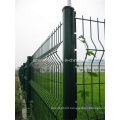 Curved Industrial Fence PVC Coated Welded Wire Mesh Panel